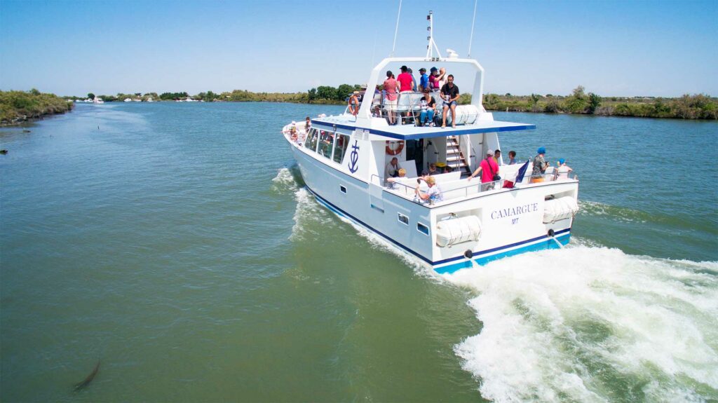 Promenade en bateau en Camargue